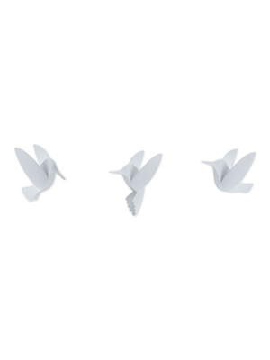umbra hummingbird wall decor white set/9
