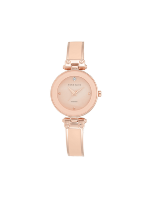 Anne Klein Ladies Blush Tone Bangle Watch
