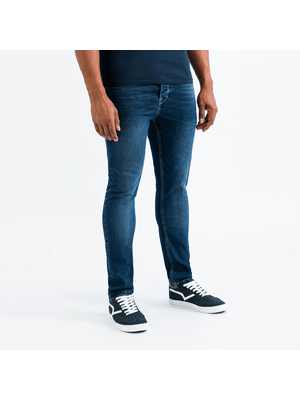 RJ Mid Blue Sustainable Skinny Leg Jean