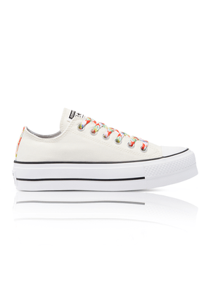 Converse Women's CTAS Platform Low White Sneaker