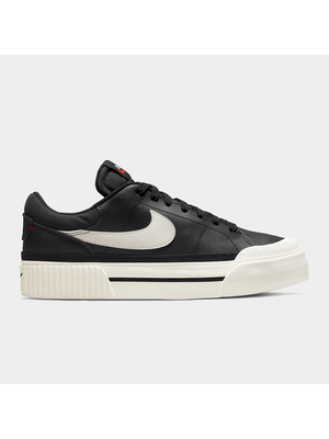 Women's Nike Court Legacy Lift Black Shoe