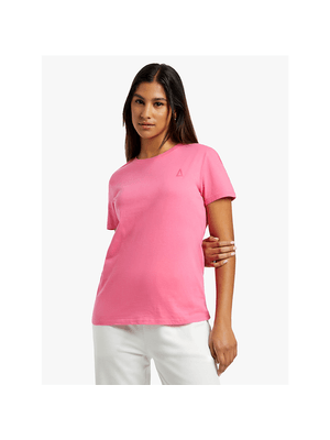 SF W ESSENTIAL TEE - BRIGHT PINK
