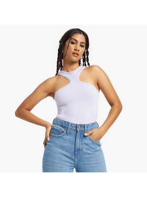 Women's Lilac Seamless Racer Vest