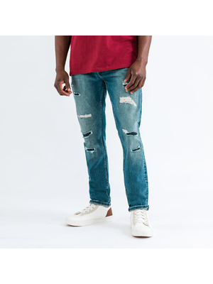 RJ Green Skinny Fit Vintage Destroy Jean