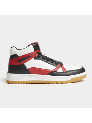 RJ Red/Black Major League Hi Top