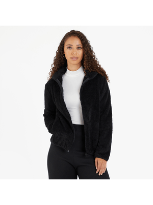 Women's Black Fleece Jacket