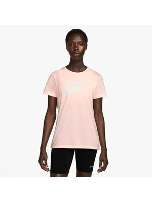 Women's Nike Essentials Icon Futura Pink Tee