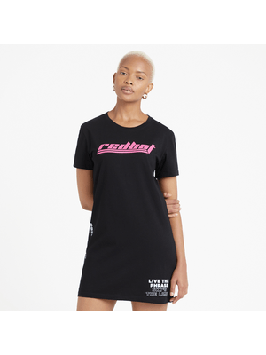 Redbat Women's Black T-Shirt Dress